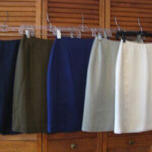 Five 90's Straight Skirts~~ Pencil Skirts ~~ Size 2
